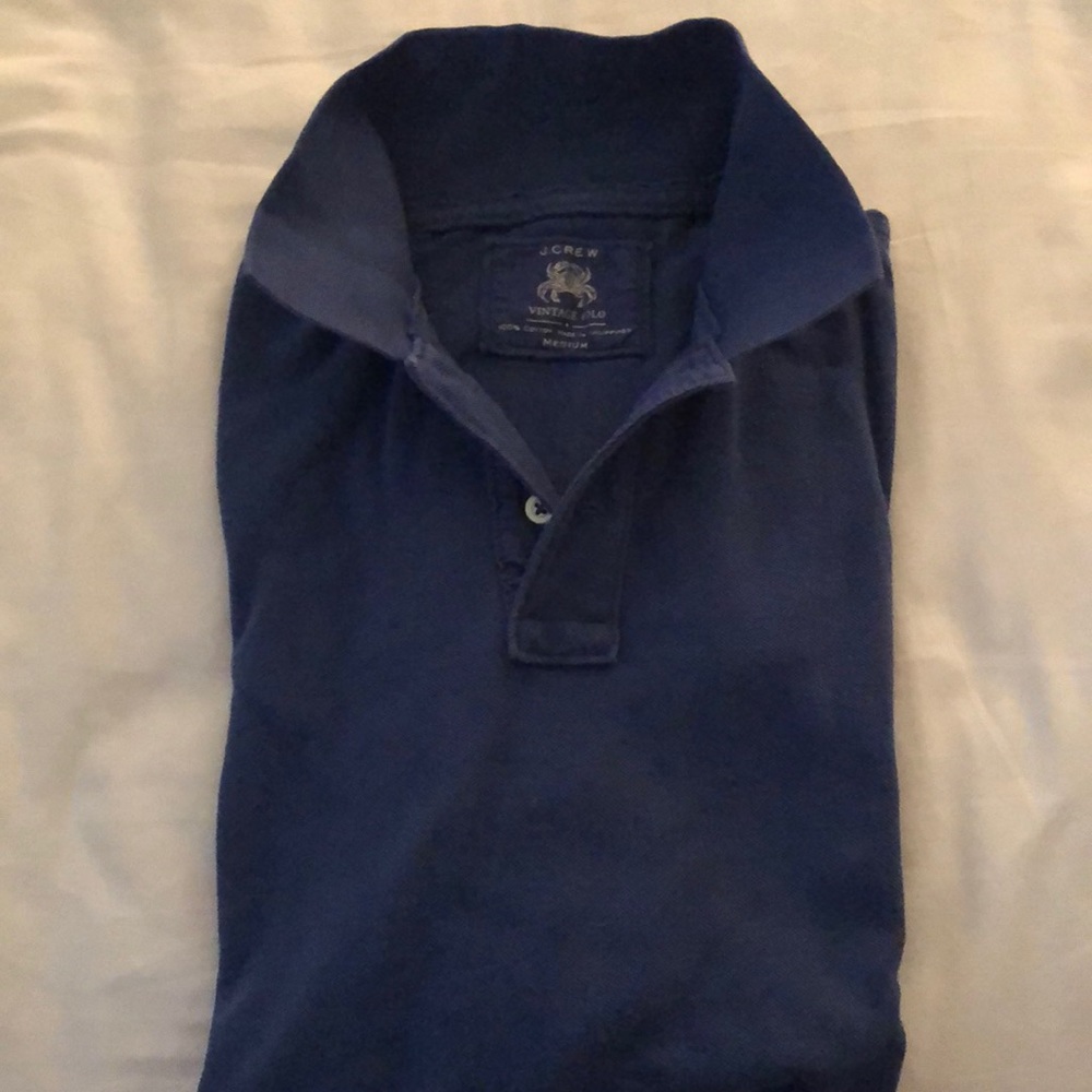 J crew vintage knit polo size M